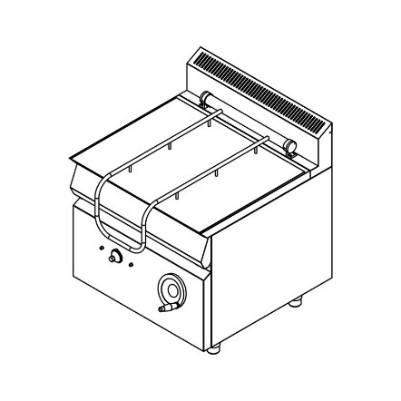 gas tilting pan